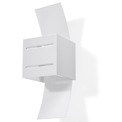 Sollux SL.0797 - Lampadario su filo SATURNO SLIM 8xE27/60W/230V d. 90 cm  bianco