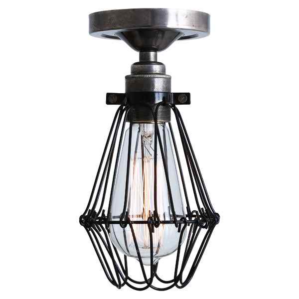 Mullan Lighting Apoch Flush Cage Ceiling Fitting with Eye Catching