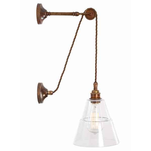 pulley wall light