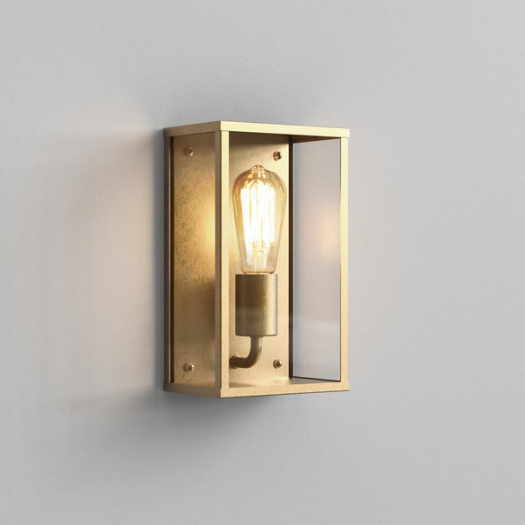 brass lantern wall lights