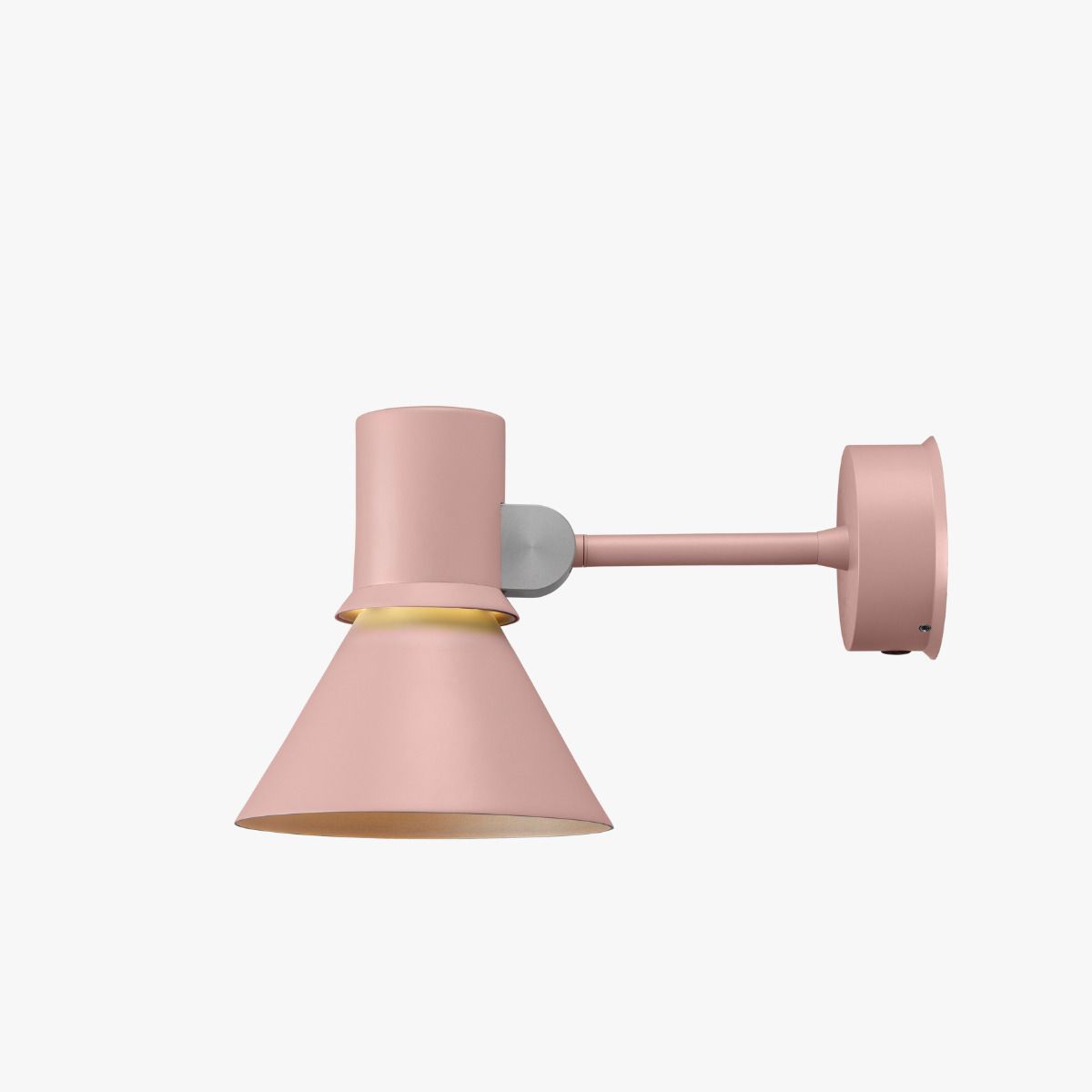 pink anglepoise desk lamp