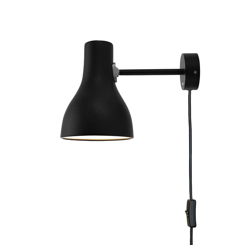 wall light with switch and plug