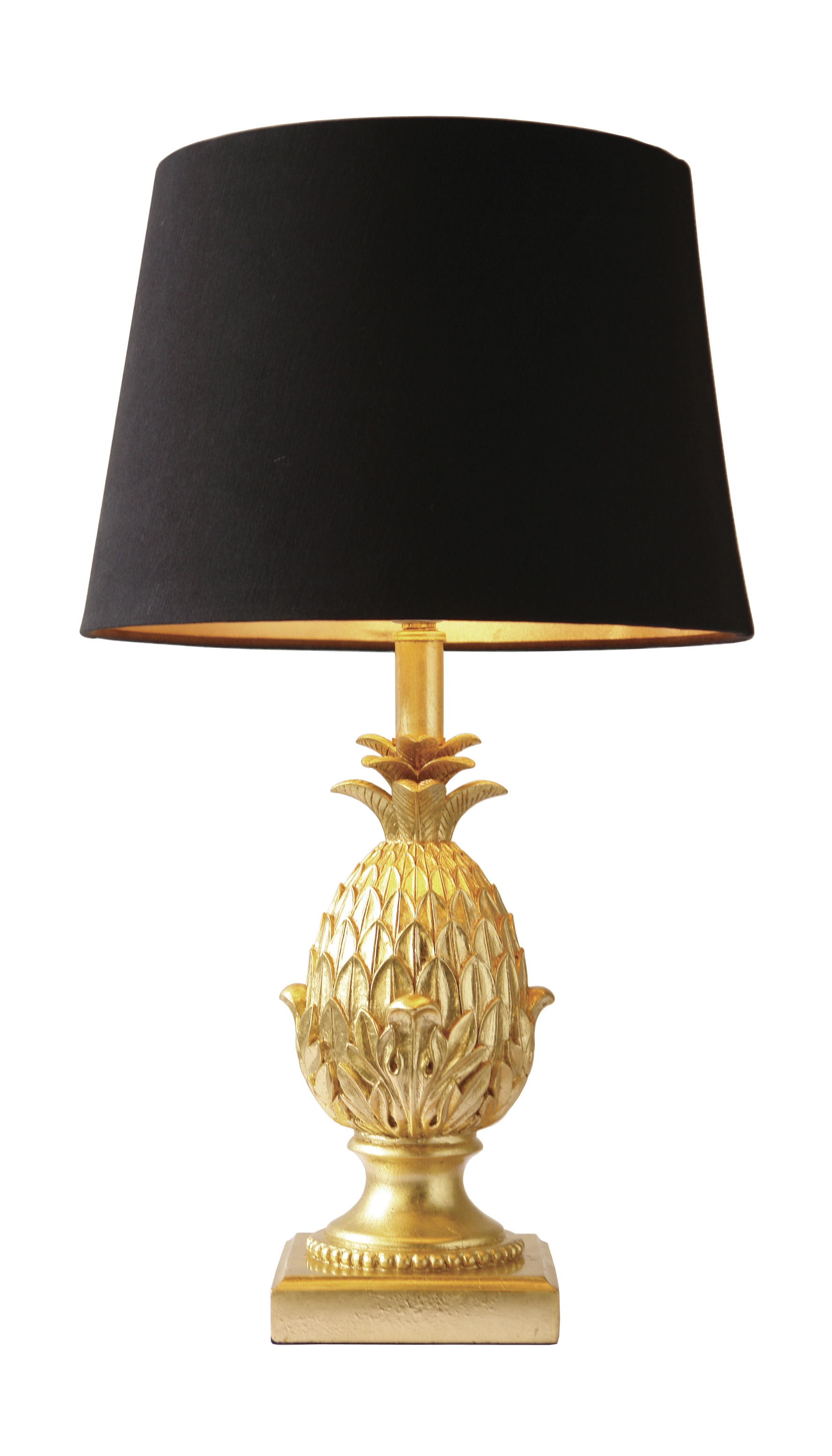 pineapple gold lamp