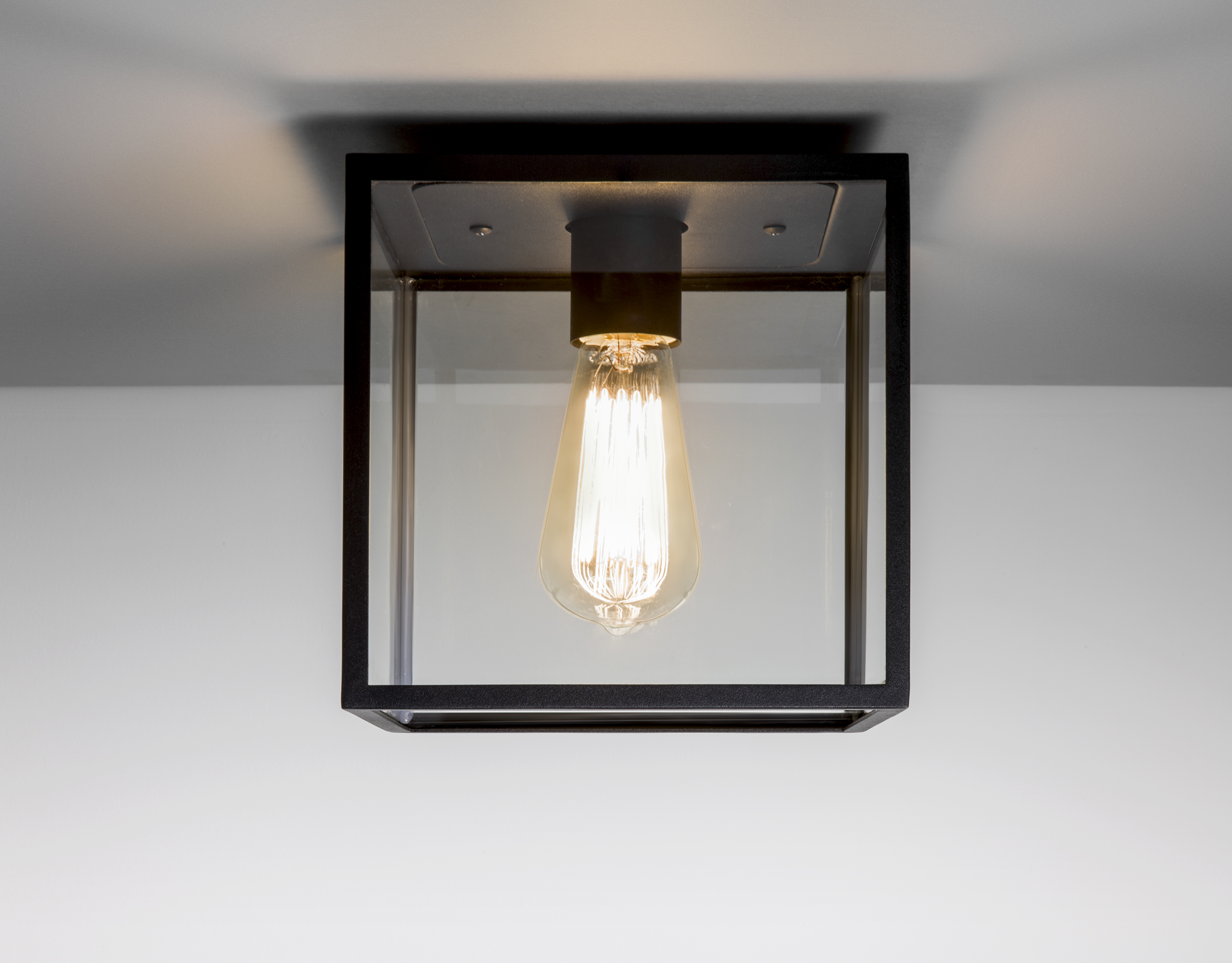 black box ceiling light